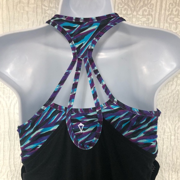Ivivva by Lululemon 2 in 1 tank top Sz. 14 - Picture 2 of 6